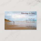 Lokale artiest of schilder visitekaartje (Voorkant)