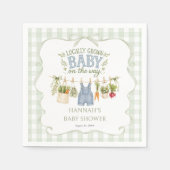 Lokale Baby Boy Shower Servet (Voorkant)