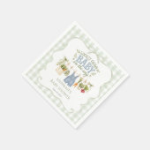 Lokale Baby Boy Shower Servet (Hoek)