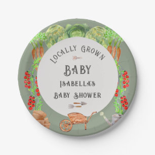 Lokale Baby Salie Groene Baby Shower Papieren Bordje