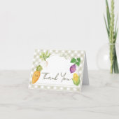 Lokale Baby Shower Bedankkaart (Voorkant)