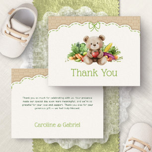 Lokale Baby Shower Dank Je Voor Lokale Baby Bedankkaart