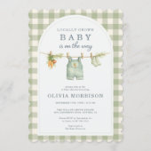 Lokale Baby Shower Kaart (Voorkant)