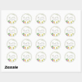 Lokale Baby Shower Ronde Sticker (Vel)