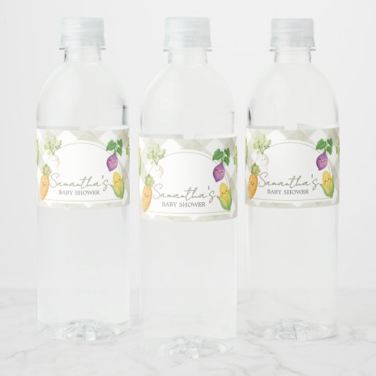 Lokale Baby Shower Waterfles Etiket (Flessen)
