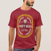 Lokale bier Snob Craft Beer Drink lokale bier T-shirt (Voorkant)