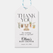 Lokale Boerenmarkt Baby Shower Cadeaulabel (Voorkant)