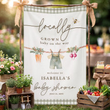 Lokale Boerenmarkt Baby Shower Welkom