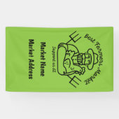 Lokale boerenmarkt spandoek (Horizontaal)