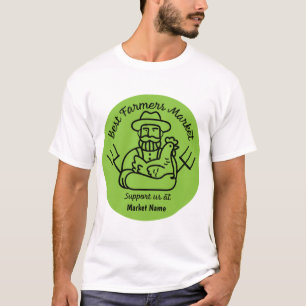 Lokale boerenmarkt t-shirt