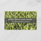 Lokale buurt gazon zorg visitekaartje (Voorkant)