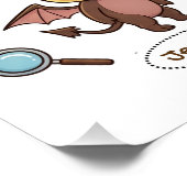 Lokale Cryptid Field Guide | Funny Monster Hunter Perfect Poster (Hoek)