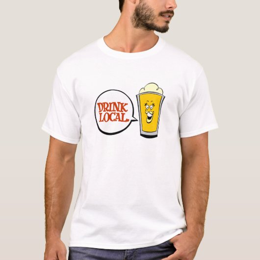 Lokale Drink. T-shirt (Voorkant)