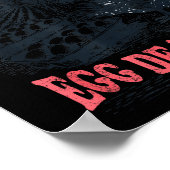 Lokale Ei Er Retro Kip Grappige Boer Pasen Volwass Poster (Hoek)