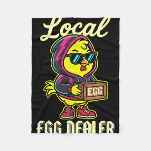 Lokale Eierhandel Kip Sungles Hoodie Pasen Fleece Deken