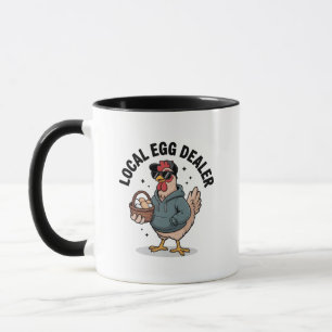 Lokale eierhandel mok