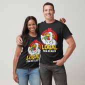 Lokale eierhandelaar Funny Chicken Lover Boerderij T-shirt (Unisex)