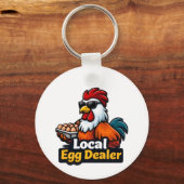 Lokale eierhandelaar, gansta, rooster. sleutelhanger (Voorkant)