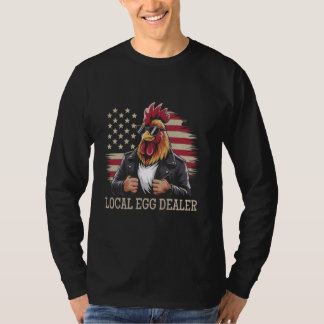 Lokale Eierhandelaar Grappige Kip Liefhebber Boer  T-shirt