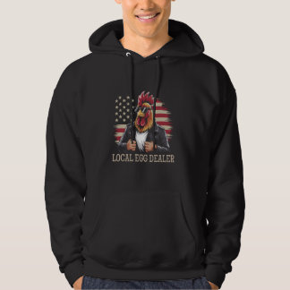 Lokale Eierhandelaar Grappige Kippenliefhebber Boe Hoodie