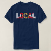 Lokale Florida vlag Lover T-shirt (Design voorkant)