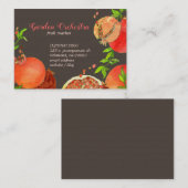 Lokale fruitmarkt in de Gemeenschap Visitekaartje (Voorkant / Achterkant)