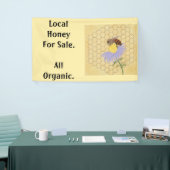 Lokale honing voor verkoop Honeybee Banner (Beurs)