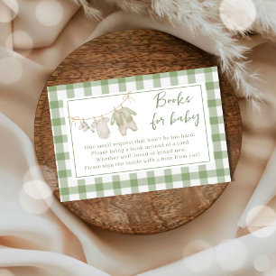 Lokale kinderboeken voor baby shower cadeau kaart