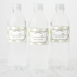 Lokale Kleine Spruit Baby Shower Waterfles Etiket