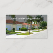 Lokale landschapsarchitectuur visitekaartje (Voorkant)