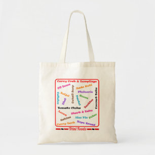 Lokale levensmiddelen van Trinidad en Tobago Tote Bag