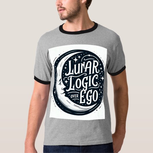 Lokale logica over het ego t-shirt (Voorkant)