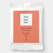 Lokale Logo Muziekwinkel zalm