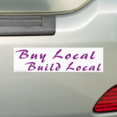 Lokale lokale Bumpersticker voor gebouwen kopen (Op auto)