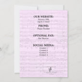 Lokale Muziekwinkel Logo Christmas III Open House Save The Date (Achterkant)