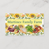 Lokale onkruidstandaard Producent Sunflower Visitekaartje (Voorkant)