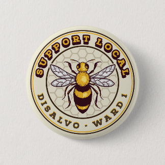 Lokale pincode ondersteunen ronde button 5,7 cm