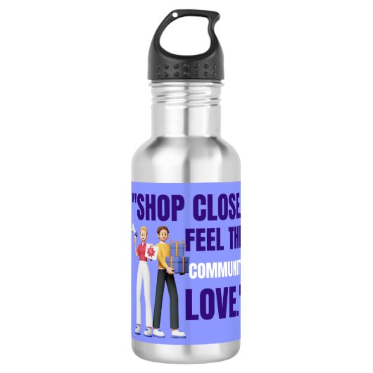 Lokale prijsopgave kopen waterfles (Voorkant)