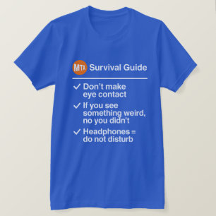 Lokale regels   NYC metro humor T-shirt