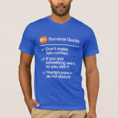 Lokale regels | NYC metro humor T-shirt (Voorkant)