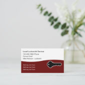 Lokale slotenmaker Moderne Visitekaartjes (Staand voorkant)