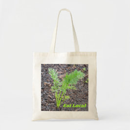 Lokale spotwortelen eten tote bag