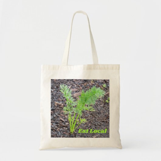 Lokale spotwortelen eten tote bag (Voorkant)
