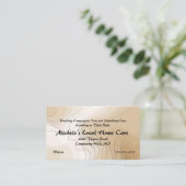 Lokale thuiszorg 3,5 inch x 2,0 inch Visitekaartje (Staand voorkant)