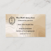 Lokale thuiszorg 3,5 inch x 2,0 inch Visitekaartje (Achterkant)