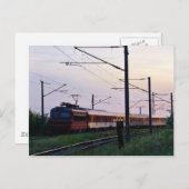 Lokale trein in Bulgarije Briefkaart (Voorkant / Achterkant)