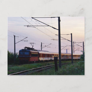 Lokale trein in Bulgarije Briefkaart