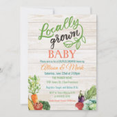 Lokale vegetarische Baby showers Kaart (Voorkant)