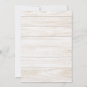 Lokale vegetarische Baby showers Kaart (Achterkant)