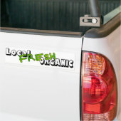 Lokale verse organische Bumpersticker (Op Truck)